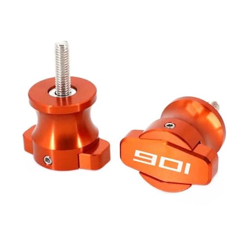 YaniJydQ Motorrad-Schwingarm-Spulenschieber Für Norden 901 Norden901 Norden 901 2022-2023 Motorrad Rahmen Steht 10MM Schrauben Sliders Schwinge Spulen Slider(Orange) von YaniJydQ