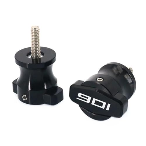 YaniJydQ Motorrad-Schwingarm-Spulenschieber Für Norden 901 Norden901 Norden 901 2022-2023 Motorrad Rahmen Steht 10MM Schrauben Sliders Schwinge Spulen Slider(Schwarz) von YaniJydQ