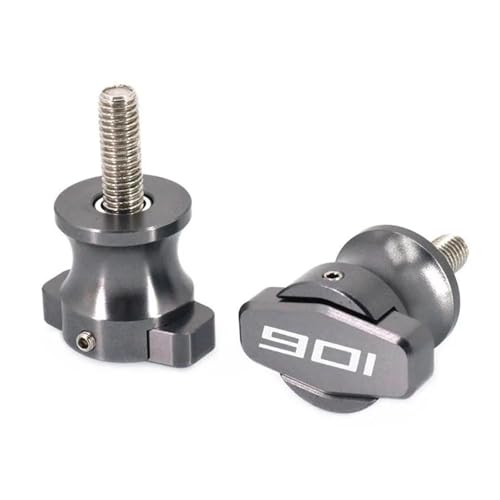YaniJydQ Motorrad-Schwingarm-Spulenschieber Für Norden 901 Norden901 Norden 901 2022-2023 Motorrad Rahmen Steht 10MM Schrauben Sliders Schwinge Spulen Slider(Titan) von YaniJydQ
