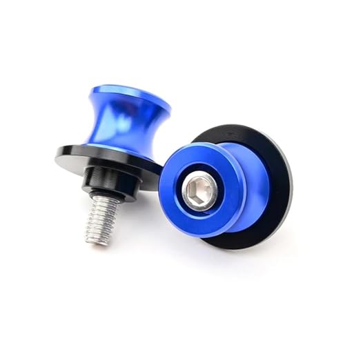YaniJydQ Motorrad-Schwingarm-Spulenschieber Für SV650 / S SV 650 S 1999-2023 Motorradzubehör 8MM Schrauben Schwingenspulen Schieberständerschrauben(Blau) von YaniJydQ