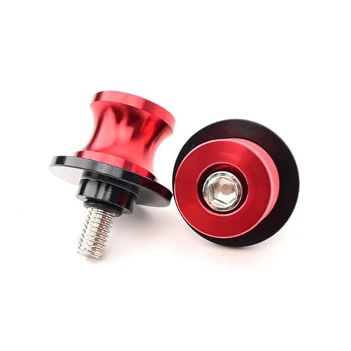 YaniJydQ Motorrad-Schwingarm-Spulenschieber Für SV650 / S SV 650 S 1999-2023 Motorradzubehör 8MM Schrauben Schwingenspulen Schieberständerschrauben(Rot) von YaniJydQ