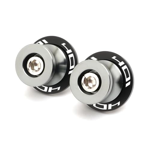 YaniJydQ Motorrad-Schwingarm-Spulenschieber Für Svartpilen Vitpilen 401 2018-2022 2023 Motorrad Zubehör 10 MM Schwinge Spulen Stand Schrauben Slider(Titan) von YaniJydQ