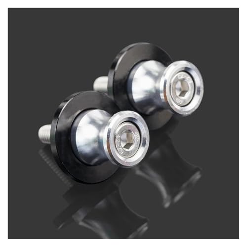 YaniJydQ Motorrad-Schwingarm-Spulenschieber Für T MAX TMAX 500 530 T-MAX 530 DX SX 2004-2019 Tmax 560 2020 2021 Motorrad Schwinge Spulen Slider Stand Schrauben(Silber) von YaniJydQ