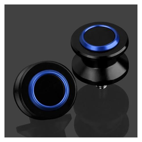 YaniJydQ Motorrad-Schwingarm-Spulenschieber Für TMAX530 TMAX560 Techmax TMAX 530 560 Motorrad Aluminium M6 Schwinge Spulen Stand Schrauben Schwinge Slider(Black Blue,Techmax) von YaniJydQ