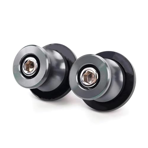 YaniJydQ Motorrad-Schwingarm-Spulenschieber Für Tenere 700 Tenere700 2022 2023 2024 Motorrad Zubehör 6mm Swingarms Spools Sliders Stand Schraube(Titan) von YaniJydQ