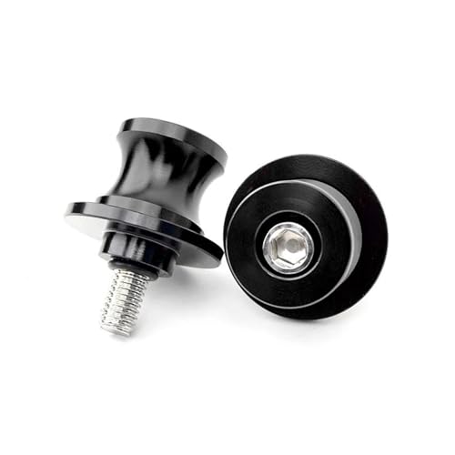 YaniJydQ Motorrad-Schwingarm-Spulenschieber Für Tracer 900 700 GT 7 9 GT Tracer900 Tracer9gt Tracer MT09 6MM Schrauben Motorrad Schwinge Spulen Slider Stand Schrauben(Schwarz) von YaniJydQ