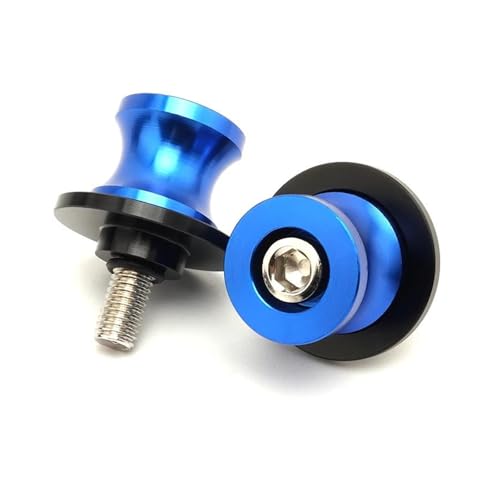 YaniJydQ Motorrad-Schwingarm-Spulenschieber Für Vulcan S 650 S Vulcan S 650 2015-2019 Motorrad Zubehör M10 Schrauben Schwinge Spool Slider Stand Schrauben(Blau) von YaniJydQ