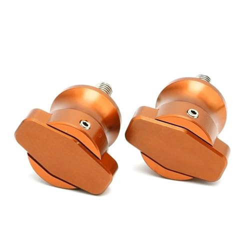 YaniJydQ Motorrad-Schwingarm-Spulenschieber Für XJ6 XJ 6 Diversion 2009-2020 2022 2023 2024 2025 Motorrad M6 Steht Schrauben Sliders Schwinge Spulen Slider(Orange) von YaniJydQ
