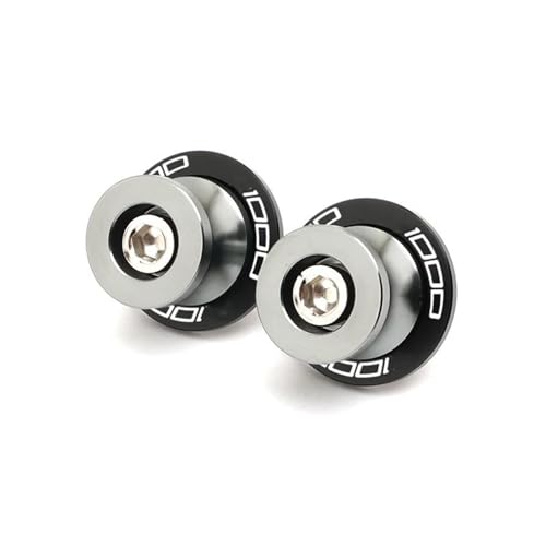 YaniJydQ Motorrad-Schwingarm-Spulenschieber Für Z1000 Z1000R Z1000SX Z 1000 R SX 2015-2024 Motorradzubehör 10MM Schwingenspulenschieber-Standschrauben(Titan) von YaniJydQ