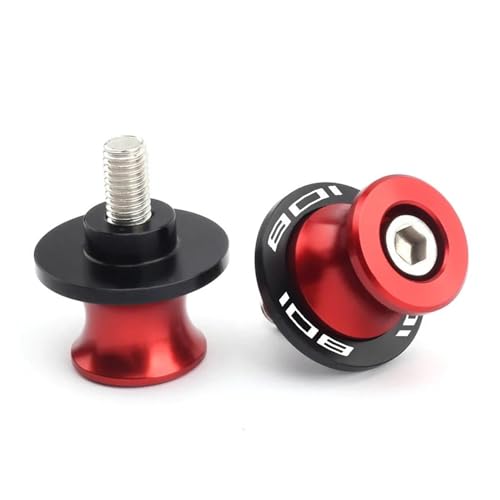 YaniJydQ Motorrad-Schwingarm-Spulenschieber Pour Vitpilen 801 2024 2025 Accessoires Moto Bras Oscillant Bobines Curseurs Support Vis Boulons(Rot) von YaniJydQ
