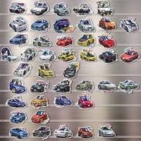 Initiale D-Magnete Ae86 Trueno Rx7 Nsx Civic Sti R32 R33 R34 240Sx Lancer Wanga Midnight Integra Auswirkungen Blau Fujiwara Master Listing von YanimatorNayukiART