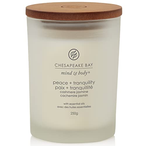 Chesapeake Bay Duftkerze | Peace + Tranquility Aromatherapie-Kerze, mittlerer Tumbler | Brenndauer: bis zu 57 Stunden | Mind & Body Kollektion von Chesapeake Bay Candle