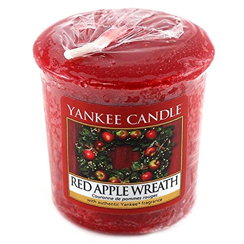 Yankee Candle Samplers Votivkerzen, Wachs, Rot Apple Wreath, 1 cm von Yankee Candle