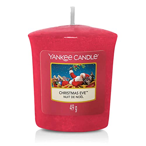 YANKEE CANDLE Samplers Votivkerzen für Heiligabend, Wachs, Rot, 4,6 x 4,5 x 5,5 cm, 1 Einheit von Yankee Candle