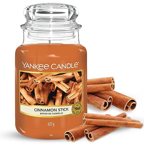 Yankee Candle Duftkerze im Glas (groß) – Cinnamon Stick – Kerze mit langer Brenndauer bis zu 150 Stunden von Yankee Candle