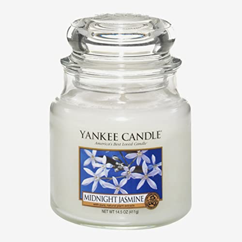 Yankee Candle Duftkerze im Glas (Kleine Kerze im Glas) | Midnight Jasmine | Brenndauer bis zu 30 Stunden von Yankee Candle