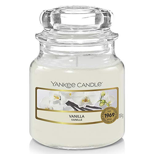 Yankee Candle Duftkerze im Glas (Kleine Kerze im Glas) | Vanilla | Brenndauer bis zu 30 Stunden von Yankee Candle