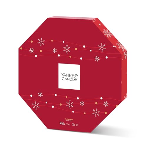 Yankee Candle Adventskalender 2025| Duftkerzen Geschenkset | 24 duftende Teelichter und 1 Teelichthalter | Perfekte Weihnachtsgeschenke für Frauen von Yankee Candle