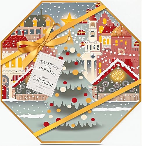 Yankee Candle - Adventskalender Adventskranz 2024 Weihnachten | 24 Teelichter | 1 Teelichthalter | Passport to the Holidays Yankee Candle - Adventskalender Adventskranz 2024 Weihnachten | 24 Teelichter | 1 Teelichthalter | Passport to the Holidays von Yankee Candle