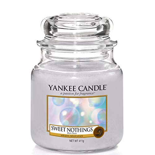 Yankee Candle Duftkerze | Sweet Nothings | Brenndauer bis zu 75 Stunden | Mittelgroße im Glas von Yankee Candle
