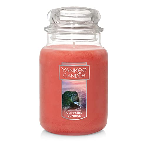 Yankee Candle Cliffside Sunrise Duftkerze im Glas, 625 ml, mit einem Docht, über 110 Stunden Brenndauer Yankee Candle Cliffside Sunrise Duftkerze im Glas, 625 ml, mit einem Docht, über 110 Stunden Brenndauer von Yankee Candle