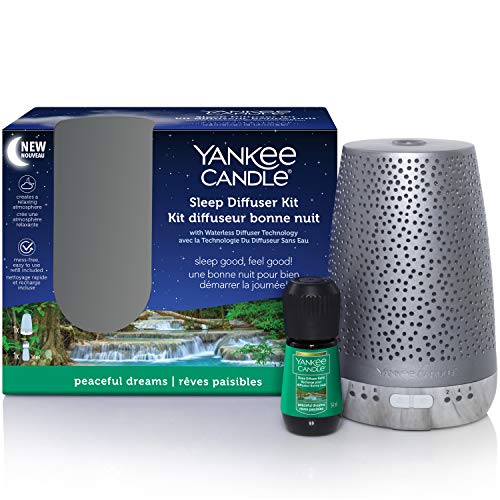 Yankee Candle Diffusor-Set, Silberfarben, Friedliche Träume, Sleep Diffuser kit von Yankee Candle