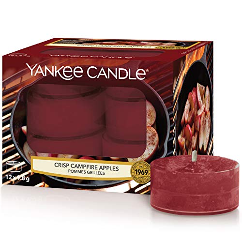 Yankee Candle Duft-Teelicht | Crisp Campfire Apples | 12 Stück von Yankee Candle