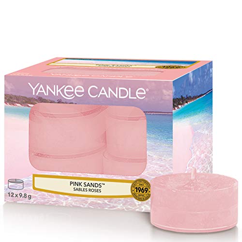 Yankee Candle Duft-Teelichter | Pink Sands | 12 Stück von Yankee Candle