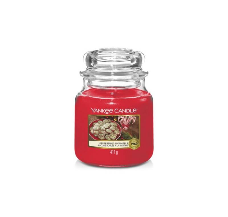 Yankee Candle Duftkerze Aromatic candle Classic medium Peppermint Pinwheels 411 g Yankee Candle Duftkerze Aromatic candle Classic medium Peppermint Pinwheels 411 g von Yankee Candle