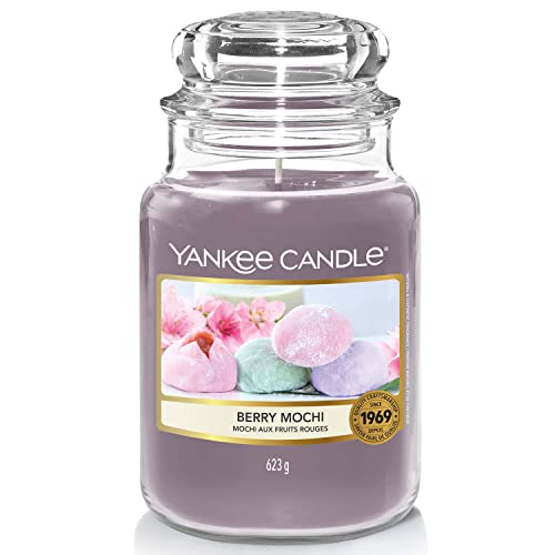 Yankee Candle Duftkerze Berry Mochi | Große Kerze im Glas | Sakura Blossom Festival Collection | Brenndauer: bis zu 150 Stunden | Toll zum Verschenken von Yankee Candle
