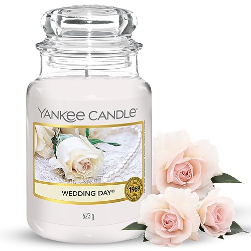 Yankee Candle Duftkerze Große Kerze im Glas | Wedding Day | Brenndauer bis zu 150 Stunden von Yankee Candle