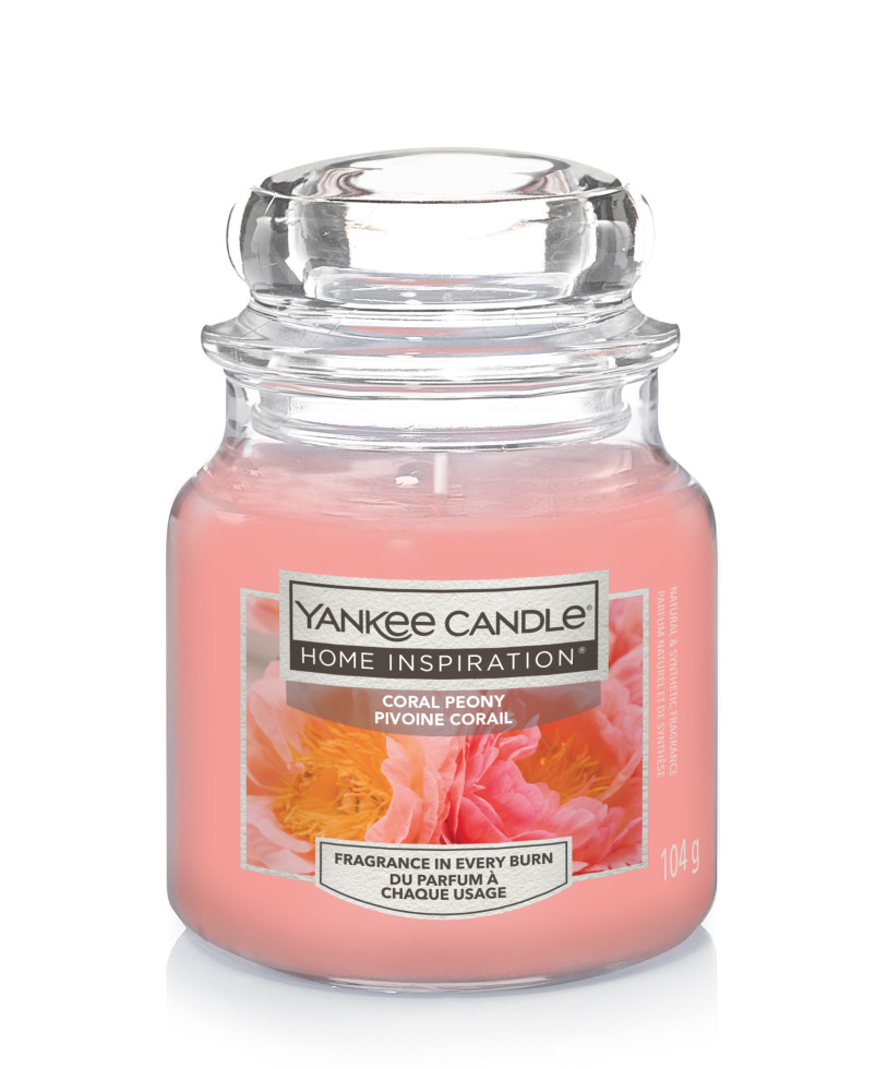 Yankee Candle Duftkerze Kleines Glas Coral Peony 104 g rosa von Yankee Candle