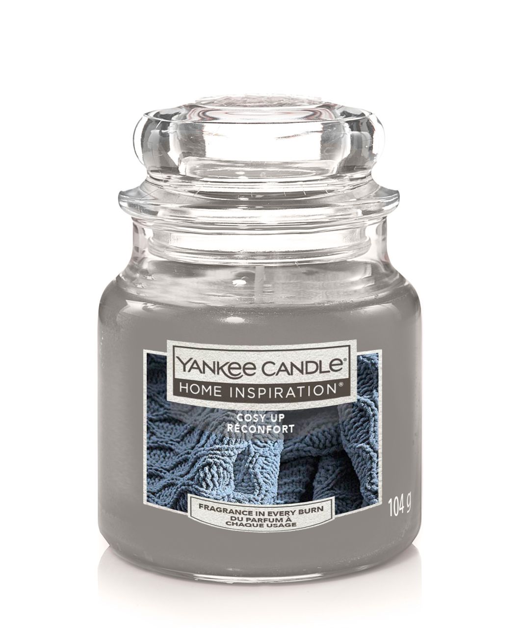Yankee Candle Duftkerze Kleines Glas Cosy Up 104 g, grau von Yankee Candle