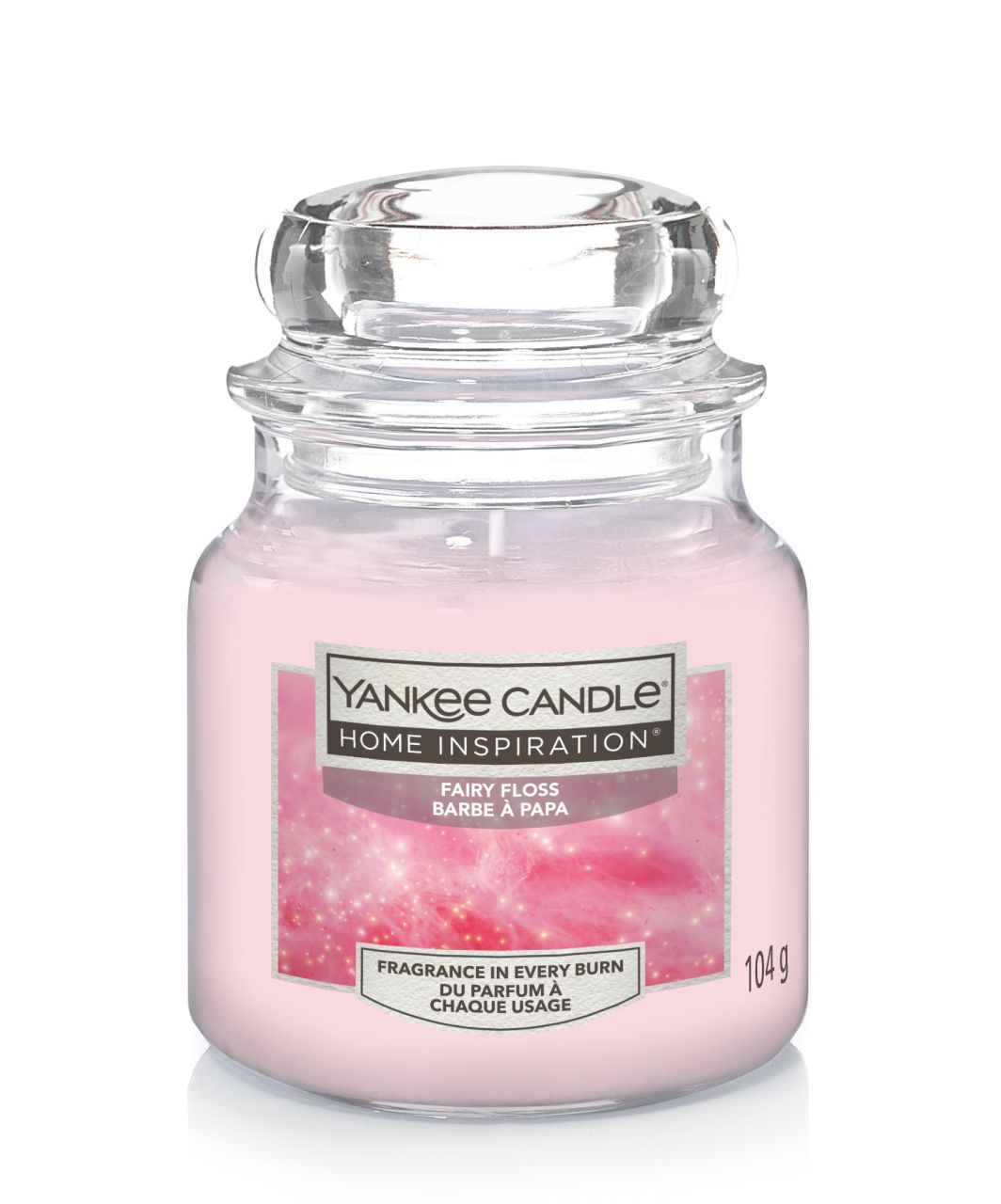 Yankee Candle Duftkerze Kleines Glas Fairy Floss 104 g, rosa von Yankee Candle