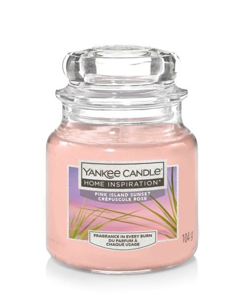 Yankee Candle Duftkerze Kleines Glas Pink Island Sunset 104 g, rosa von Yankee Candle