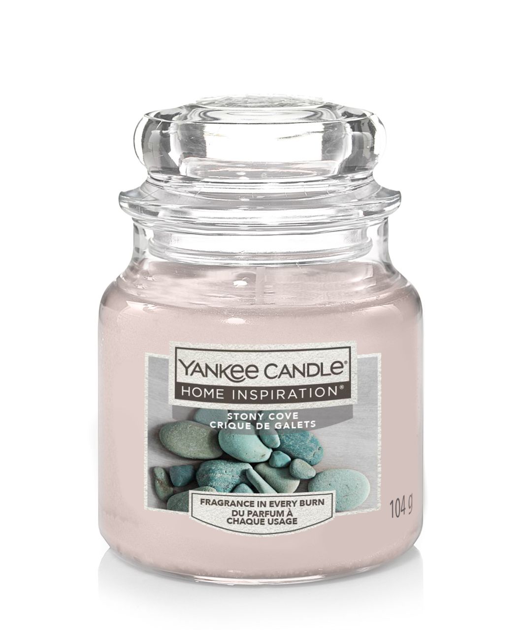 Yankee Candle Duftkerze Kleines Glas Stony Cove 104 g, grau von Yankee Candle