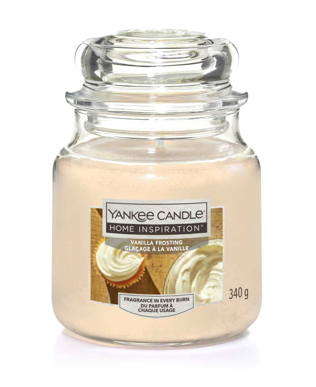 Yankee Candle Duftkerze Mittleres Glas Vanilla Frosting 340 g, creme von Yankee Candle