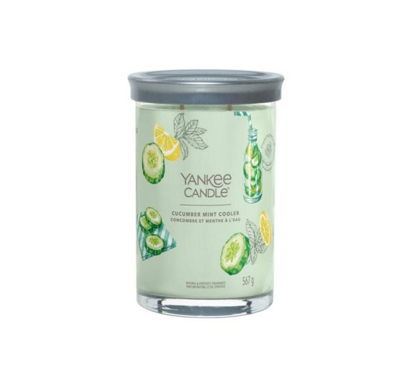 Yankee Candle Duftkerze YC SIGNATURE LARGE TUMBLER CUCUMBER MINT COOLER von Yankee Candle