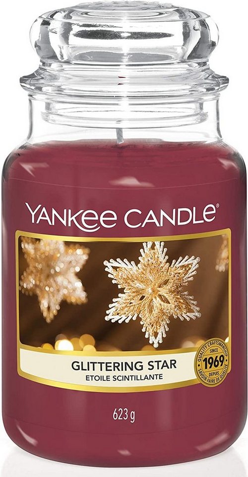 Yankee Candle Duftkerze Yankee Candle Glittering Star Duftkerze Groß Glas Brenndauer bis 150 S von Yankee Candle