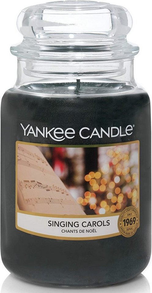 Yankee Candle Duftkerze Yankee Candle Singing Carols Duftkerze Groß Glas Brenndauer bis zu 150 von Yankee Candle