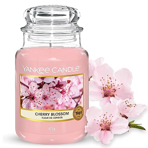 Yankee Candle Duftkerze im Glas (groß) | Cherry Blossom | Brenndauer bis zu 150 Stunden von Yankee Candle
