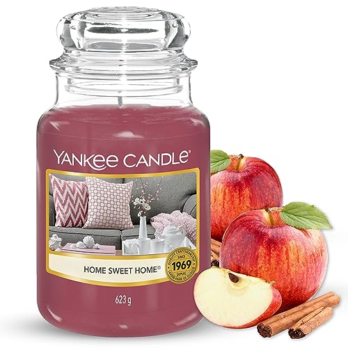 Yankee Candle Duftkerze | Home Sweet Home | Brenndauer bis zu 150 Stunden | Große Kerze im Glas von Yankee Candle