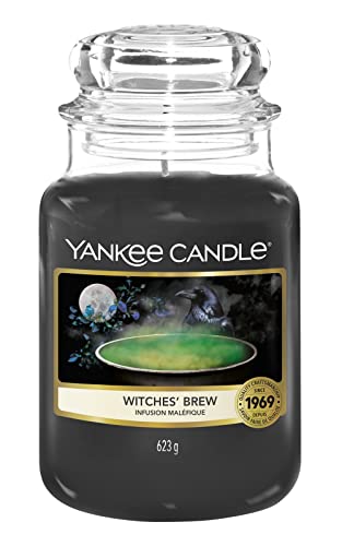 Yankee Candle Duftkerze im Glas (groß) Witches Brew - Kerze mit Brenndauer bis zu 150 Stunden, Vanille von Yankee Candle