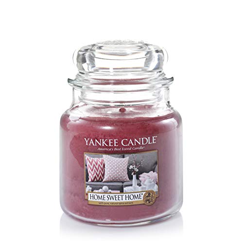 Yankee Candle Duftkerze im Glas (mittelgroß) | Home Sweet Home | Brenndauer bis zu 75 Stunden von Yankee Candle