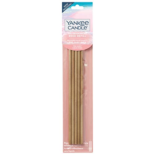 Yankee Candle Duftstäbchen-Nachfüllpackung für Reed Diffusor, Pink Sands, 5 Stück von Yankee Candle