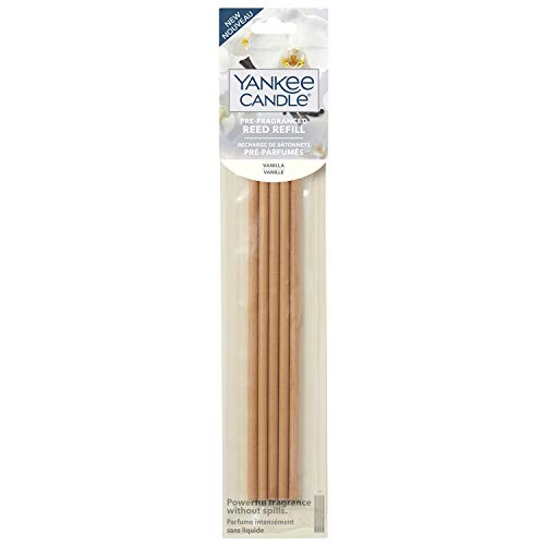 Yankee Candle Duftstäbchen-Nachfüllpackung für Reed Diffusor, Vanilla, 5 Stück von Yankee Candle
