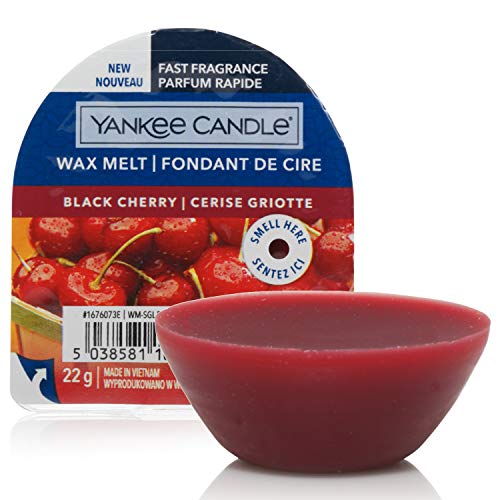 Yankee Candle Duftwachs Wax Melts | Black Cherry | bis zu 8 Stunden Duft | 1 Stück , Klein von Yankee Candle