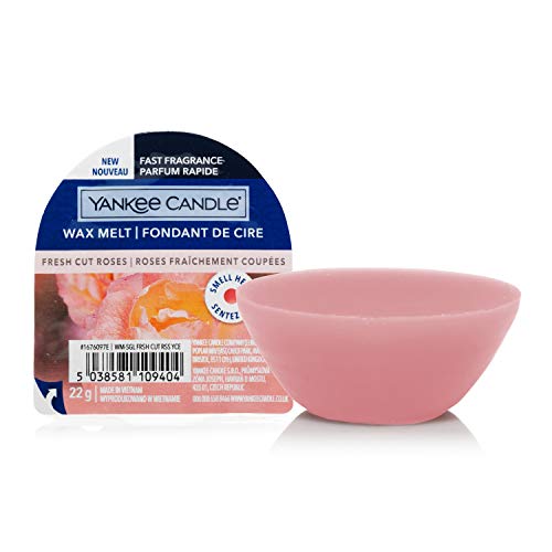 Yankee Candle Duftwachs Wax Melts | Fresh Cut Roses | bis zu 8 Stunden Duft | 1 Stück von Yankee Candle