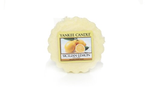 Yankee Candle Sicilian Lemon Tarts Teelichter-Kerzen, Dufttarts, Gelb, 22g von Yankee Candle