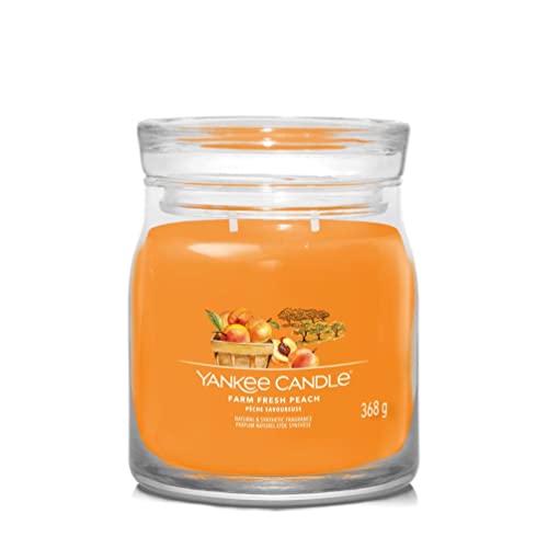 Yankee Candle Farm Fresh Peach Glas mittelgroß von Yankee Candle